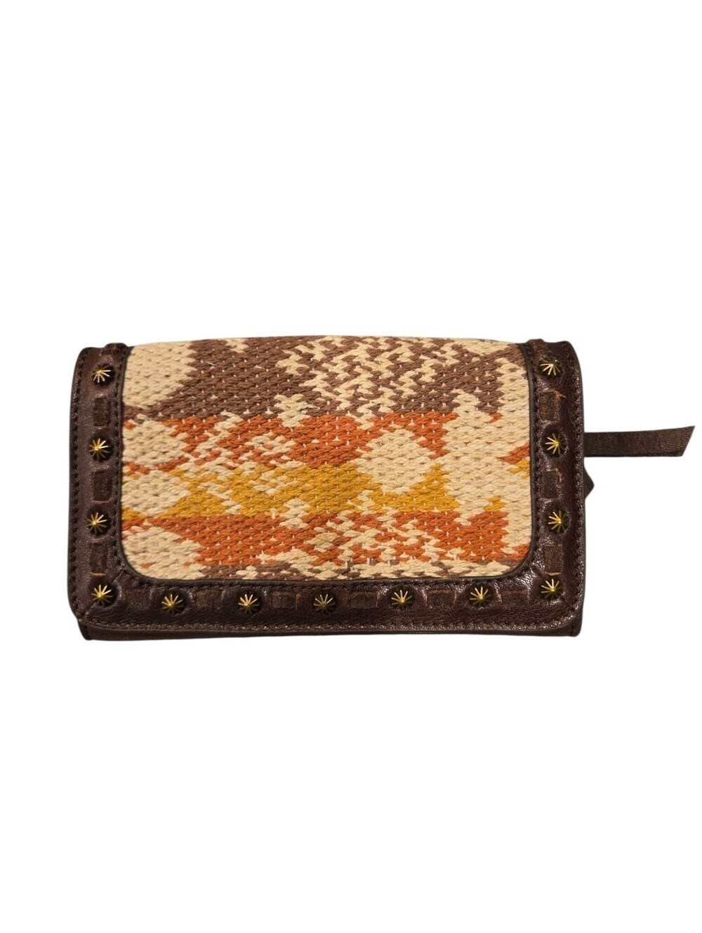 SHYANNE SUMMER MOON CROCHET FRONT SOUTHWESTERN WALLET.